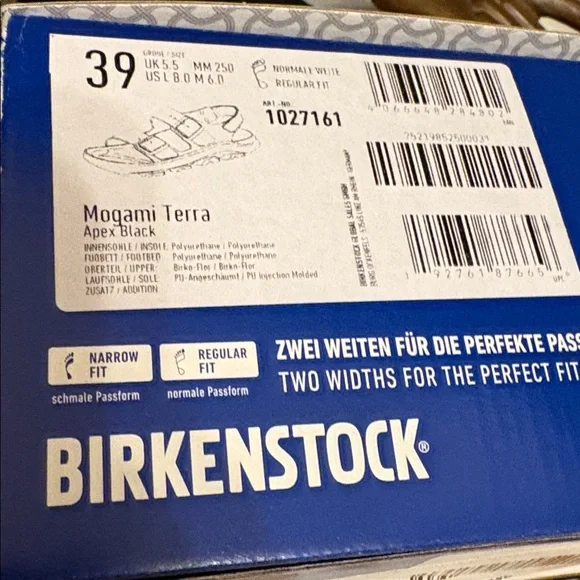NEW Birkenstock Mogami Terra Apex Black - Picture 3 of 4